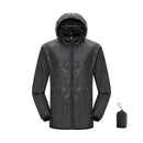 JNLN Men Women Waterproof Hiking Jackets Quick Dry Camping Windbreaker Unisex Outdoor Trekking Raincoat Anti UV Packable Clothes