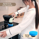 9-in-1 Electric Spin Cleaning Brush – Powerful Multi-Purpose Scrubber with LED Display