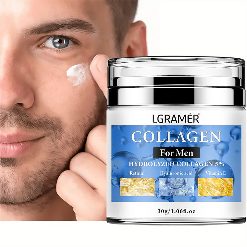 Retinol Face Cream 60ml with Hyaluronic Acid & Vitamin C – Anti-Aging, Anti-Wrinkle & Deep Moisturizing Skincare for Men & Women