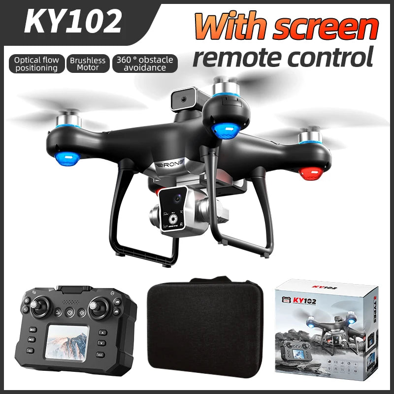 Xiaomi KY102 MAX Drone with 8K HD Dual Camera, 10000M Range, Brushless Motors, Obstacle Avoidance, 30 Min Flight Time, 5000M Remote Control – Foldable RC Quadcopter for Adults & Kids