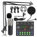 Professional Podcast & Studio Kit – Condenser Microphone BM800 + Audio Interface + Boom Arm + Accessories