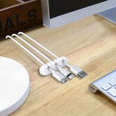 NNBILI Silicone USB Cable Organizer Cable Winder Desktop Tidy Management Clips Cable Holder for Mouse Headphone Wire Organizer