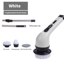 9-in-1 Electric Spin Cleaning Brush – Powerful Multi-Purpose Scrubber with LED Display