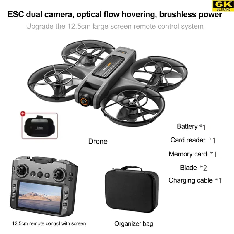 Xiaomi S156 Drone 8K Pro – 5G WiFi FPV, 47min Flight, 20KM Range, Obstacle Avoidance, 4.5" Screen Remote (2025)