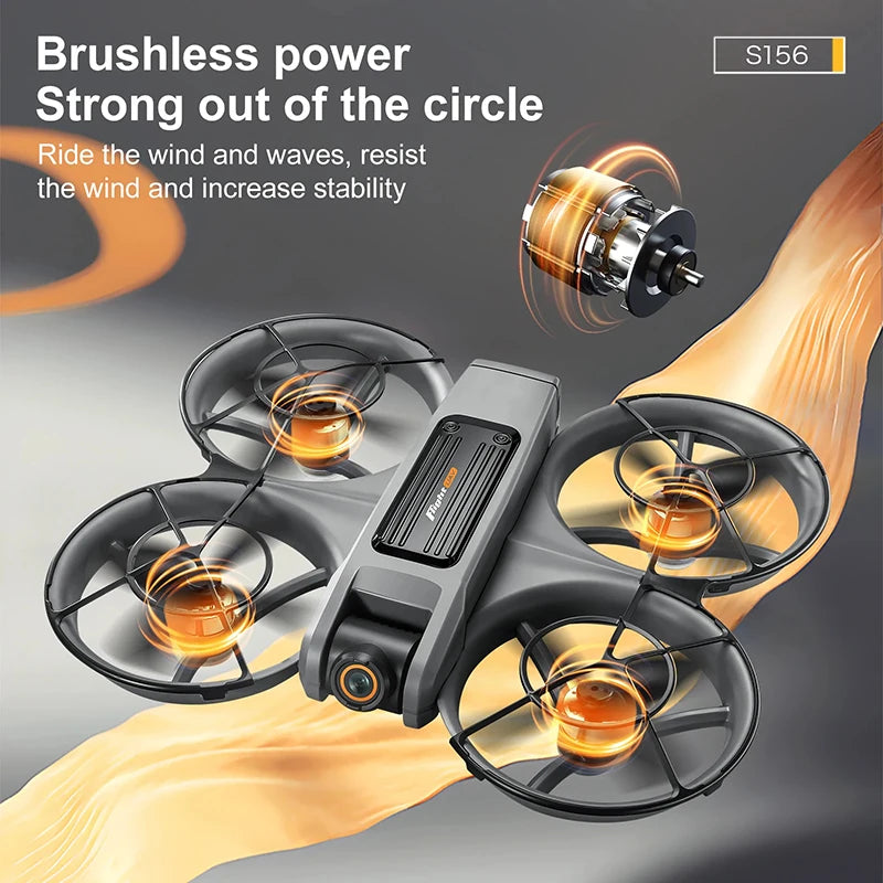 Xiaomi S156 Drone 8K Pro – 5G WiFi FPV, 47min Flight, 20KM Range, Obstacle Avoidance, 4.5" Screen Remote (2025)