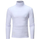 Thermal Underwear Tops Men Winter Clothes Thermal Shirt Autumn Men's Winter Tights High Neck Thin Slim Fit Long Sleeve T-shirt
