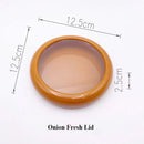 Fruit Vegetable Airtight Fresh Storage Box Lemon Tomato Avocado Preservation Seal Cover Transparent Reusable Kitchen Tools