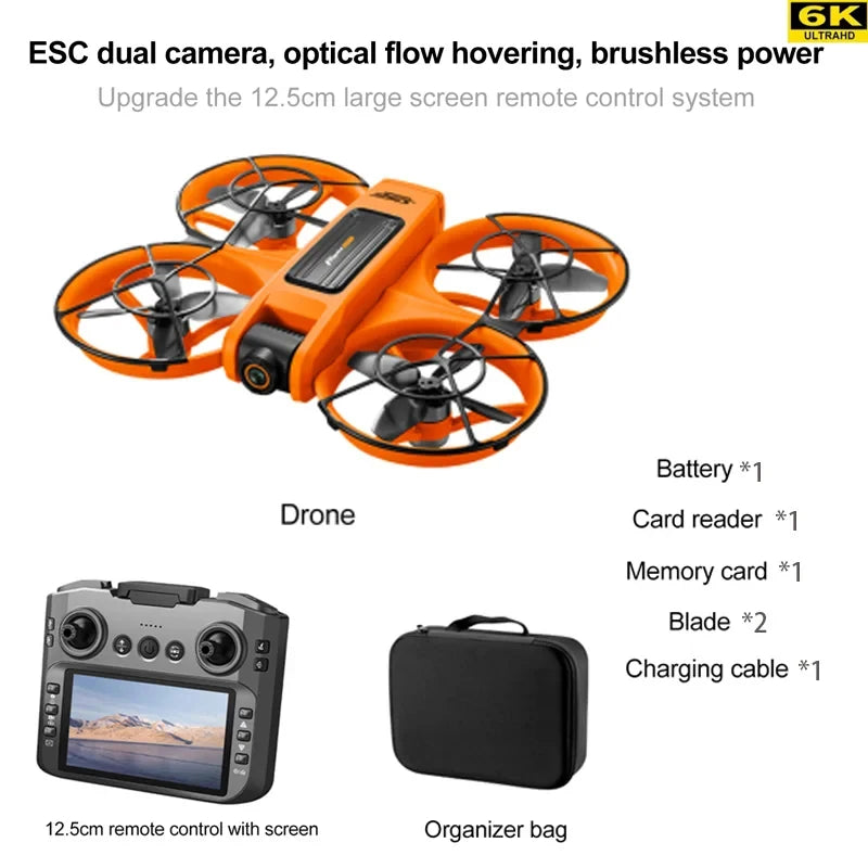 Xiaomi S156 Drone 8K Pro – 5G WiFi FPV, 47min Flight, 20KM Range, Obstacle Avoidance, 4.5" Screen Remote (2025)