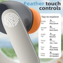 Premium Wireless Bluetooth 5.4 Earbuds with Active Noise Cancellation – Long Battery Life & Waterproof Design